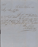 Letter, J. J. Person to Isaac R. Wade, September 18, 1858