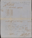 Statement, Sale of Isaac Wade's Cotton, September 22, 1858