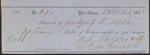 Cotton Receipt, Isaac R. Wade from J. J. Person and Co. for C. M. Dougall, October 23, 1858