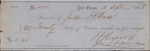 Cotton Receipt, Isaac R. Wade from J. J. Person and Co for J. H. Duncan, September 11, 1858