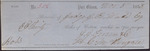 Cotton Receipt, Isaac R. Wade from J. J. Person and Co. for C. M. Dougall, November 8, 1858