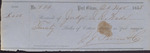 Cotton Receipt, Isaac R. Wade from J. J. Person and Co., November 20, 1858