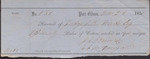 Cotton Receipt, Isaac R. Wade from J. J. Person and Co. for C. M. Dougall, November 24, 1858