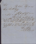 Letter, J. J. Person to Isaac R. Wade, February 12, 1859