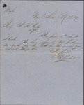 Letter, J. J. Person to Isaac R. Wade, February 12, 1859