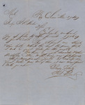 Letter, J. J. Person to Isaac R. Wade, March 21, 1859