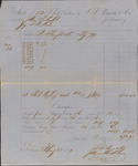Invoice of Merchandise Shipped by J. J. Person and Co. to Isaac R. Wade, March 23, 1859