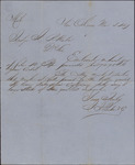 Letter, J. J. Person and Co. to Isaac R. Wade, March 3, 1859