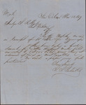 Letter, J. J. Person and Co. to Isaac R. Wade, March 12, 1859