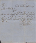 Letter, J. J. Person and Co. to Isaac R. Wade, April 19, 1859