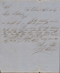 Letter, J. J. Person and Co. to Isaac R. Wade, April 30, 1859