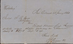 Letter, J. H. Duncan for J. J. Person and Co. to Isaac R. Wade, January 23, 1861