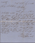 Letter, J. J. Person and Co. to Isaac R. Wade, January 25, 1862