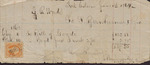 Receipt, Bernheimer and Bros, January 1, 1864