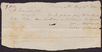 Payment Request to M. Eiseman and Co. from Isaac R. Wade, August 29, 1866