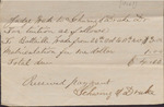 Receipt, Isaac R. Wade from Schwing and Drake, 1866
