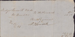 Receipt, Isaac R. Wade from M. Howard, November 17, 1866