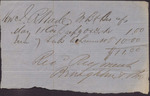Receipt, Isaac R. Wade from M. B. and Bro, 1866