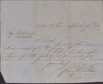 Letter, J. J. Person and Co. to Issac R. Wade, September 18, 1860