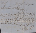 Letter, J. J. Person and Co. to Isaac R. Wade, November 17, 1860