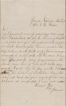 Letter, T. James to Isaac R. Wade, March 26, 1875