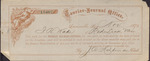 Receipt, Courier-Journal Office to Isaac R. Wade, November 1875