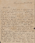 Letter, B. Y. Wade to Isaac R. Wade, December 9, 1889