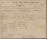 Tax Receipt, Isaac R. Wade from L. W. Carradine, December 7, 1885