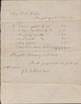 Receipt, I. E. Ellis and Bro. to Isaac R. Wade, February 20, 1867