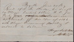 Receipt, Meyer Deutch and Weis to Isaac R. Wade, June 20, 1867