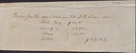 Tax Receipt, Isaac B. Ross Estate, 1848
