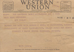 Telegram, Charles W. Elkin to Anna Buchanan, December 1, 1942