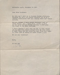 Letter, Silas Buchanan to Anna Buchanan, December 20, 1967 by Silas Buchanan