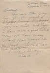 Letter, James Franklin Buchanan to Margaret Ray Buchanan, November 4, 1942 by James Franklin "Frank" Buchanan