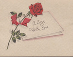 Card, James Franklin Buchanan to Margaret Ray Buchanan, 1948 by James Franklin "Frank" Buchanan