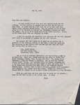 Letters, Buchanan Genealogy, May 1985 by James Franklin "Frank" Buchanan