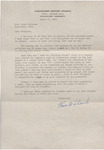 Letter, Rowe C. Holcomb to Margaret Ray Buchanan, March 19, 1952