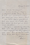 Letter, Sam Buchanan to James Franklin Buchanan, November 10, 1983 by Sam Buchanan