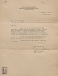 Letter, Sidney W. Little to James Franklin Buchanan, May 10, 1943 by Sidney W. Little