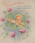 Greeting card, Ida to James Franklin and Margaret Ray Buchanan, undated