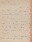 Letter, Jack Suber to Margaret Ray Buchanan, undated