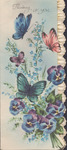 Greeting card, Frances and Hugh Potts to James Franklin and Margaret Ray Buchanan, February 19, 1964