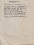 3188th Signal Service Battalion Addresses, 1958