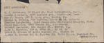 Army Addresses, undated