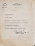 Certification of Confederate Military Records for John Wesley Whitton, August 9, 1957