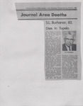 Obituary, S. L. "Buck" Buchanan, March 11, 1982