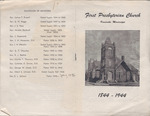 History, First Presbyterian Church of Kosciusko, Mississippi, 1944