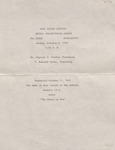 Program, Bethel Presbyterian Church Homecoming Service, October 4, 1970