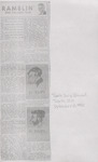 "Ramblin with "Circulating' Buck", Silas Lee Buchanan, Tupelo Daily Journal, September 8, 1950
