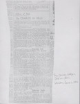 Newspaper Clipping from The Clarion Ledger, June 6, 1953